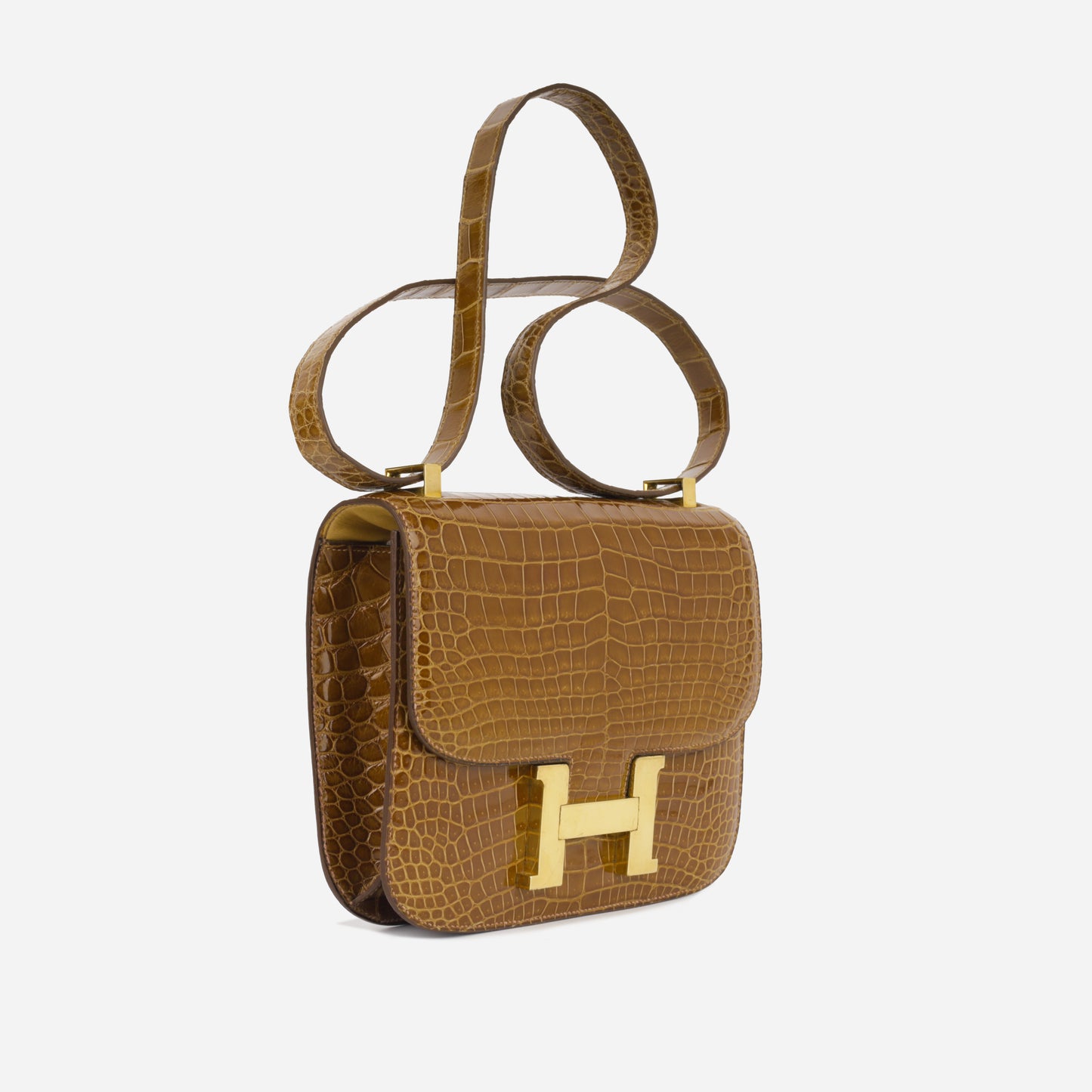 Vintage Constance 24 - Miel Shiny Croc