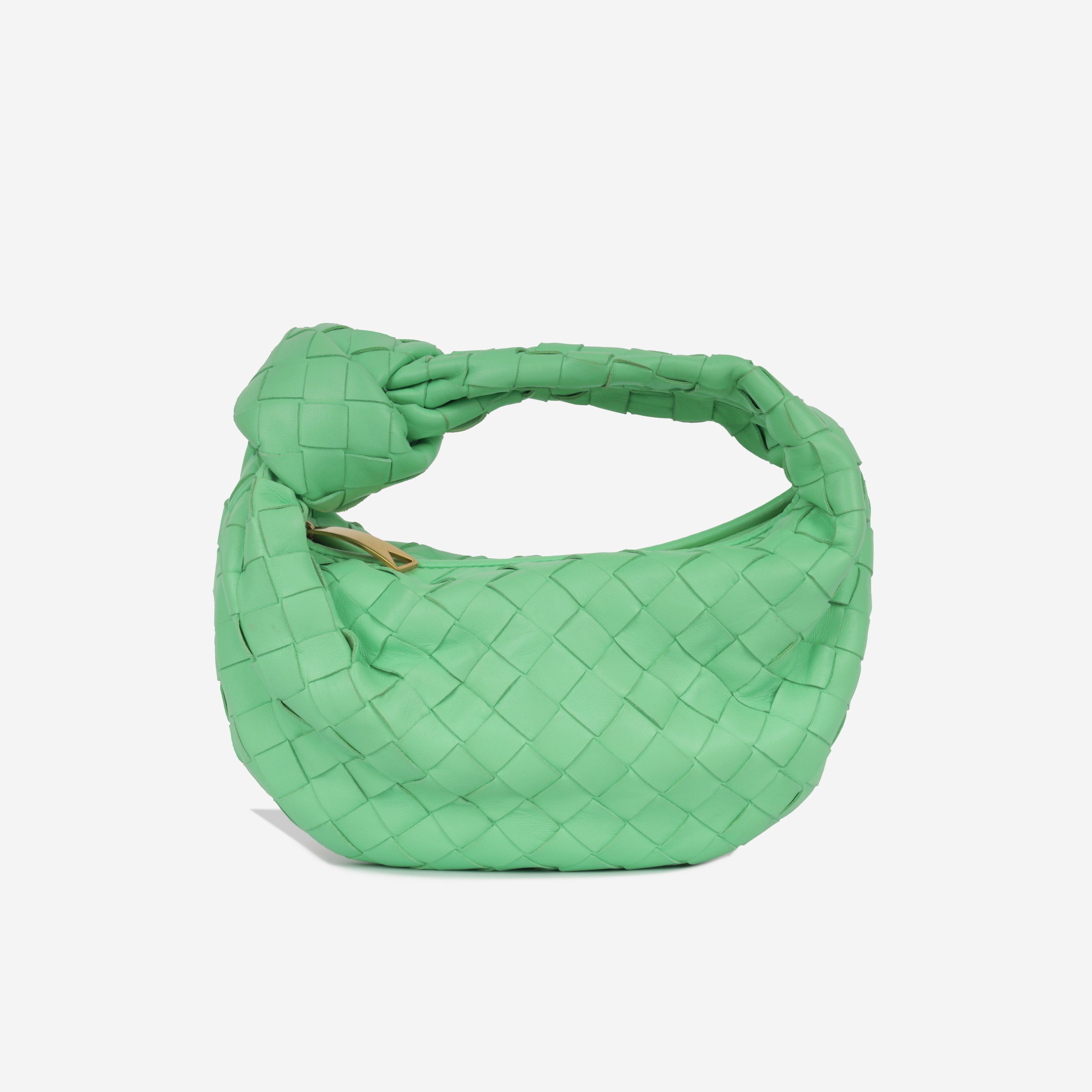 Bottega Veneta - Mini Jodie - Mint Green - GHW - Pre Loved – Bagista
