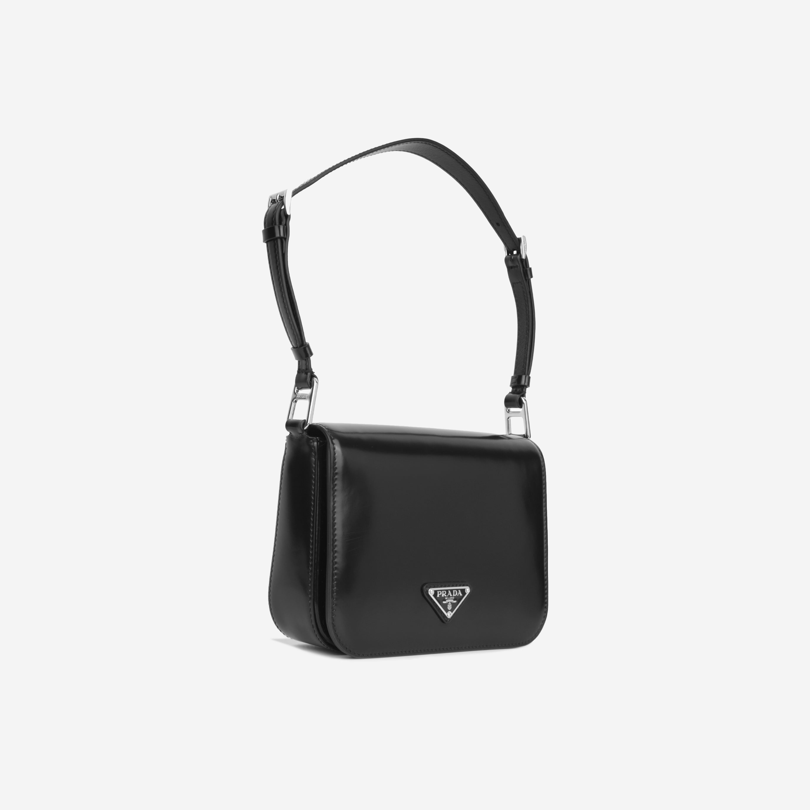 バッグ PRADA leather one shoulder bag black Prada Saffiano Leather Shoulder Bag | Black | FARFETCH RO