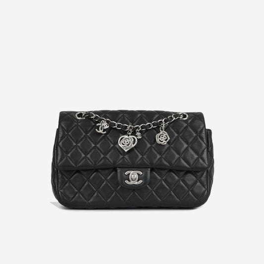 Valentine flap Bag - Black