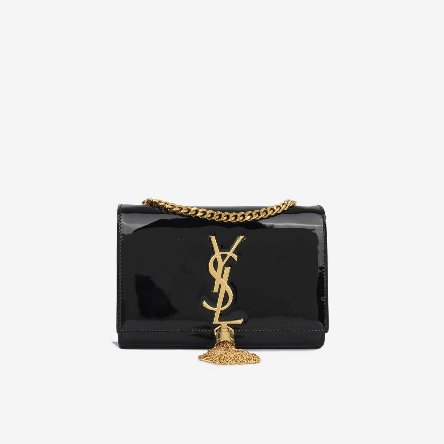 Mini Kate Tassel - Black Patent