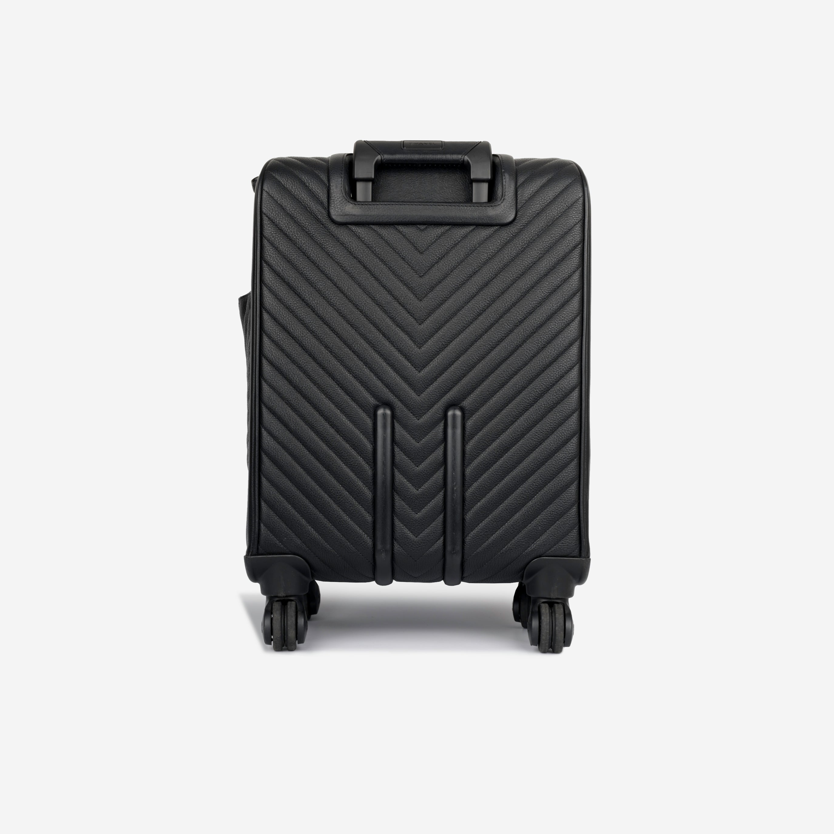 Chanel - Trolley Case - Black Caviar - SHW - Pre-Loved - 2017