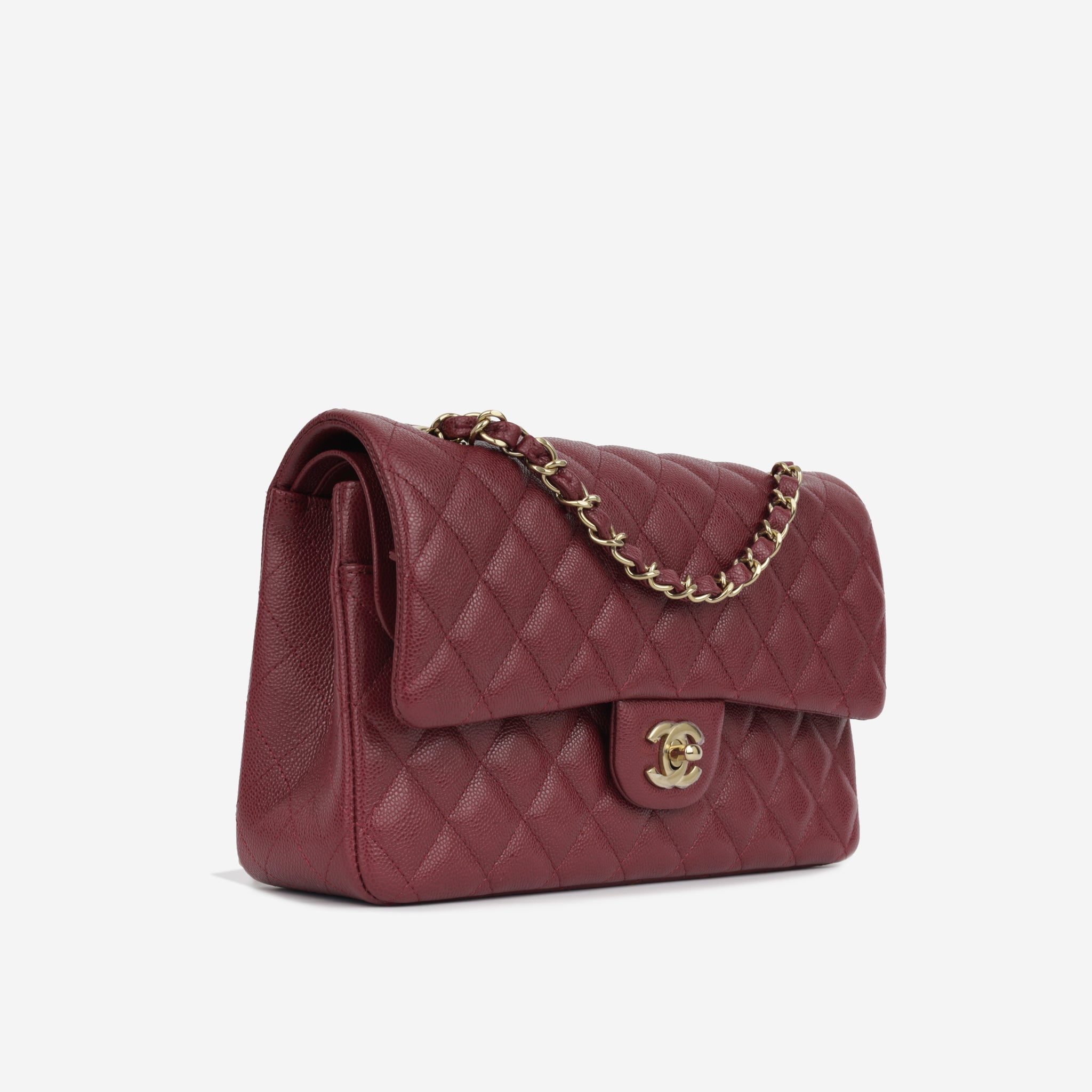 Chanel burgundy flap new arrivals