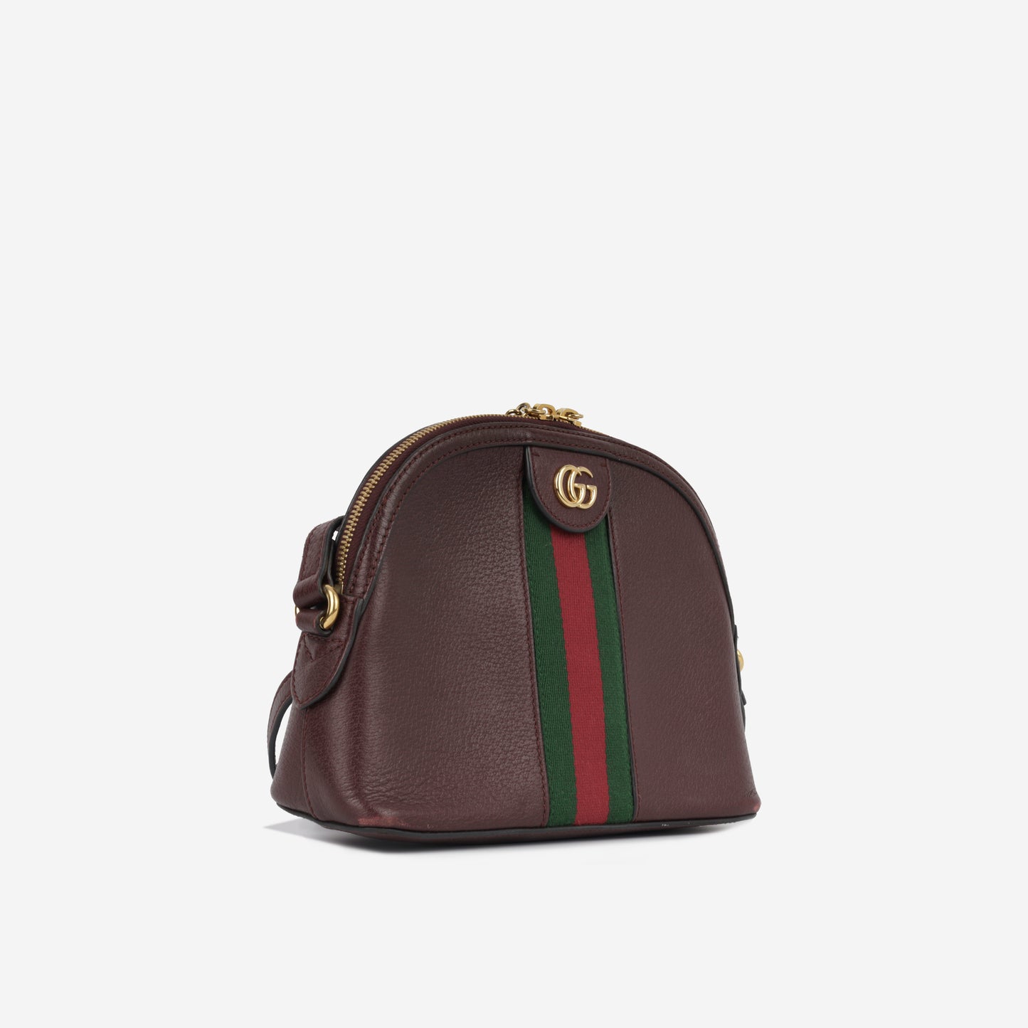 Ophidia - Burgundy Dome Shoulder Bag