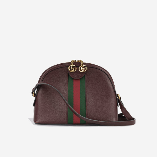 Ophidia - Burgundy Dome Shoulder Bag