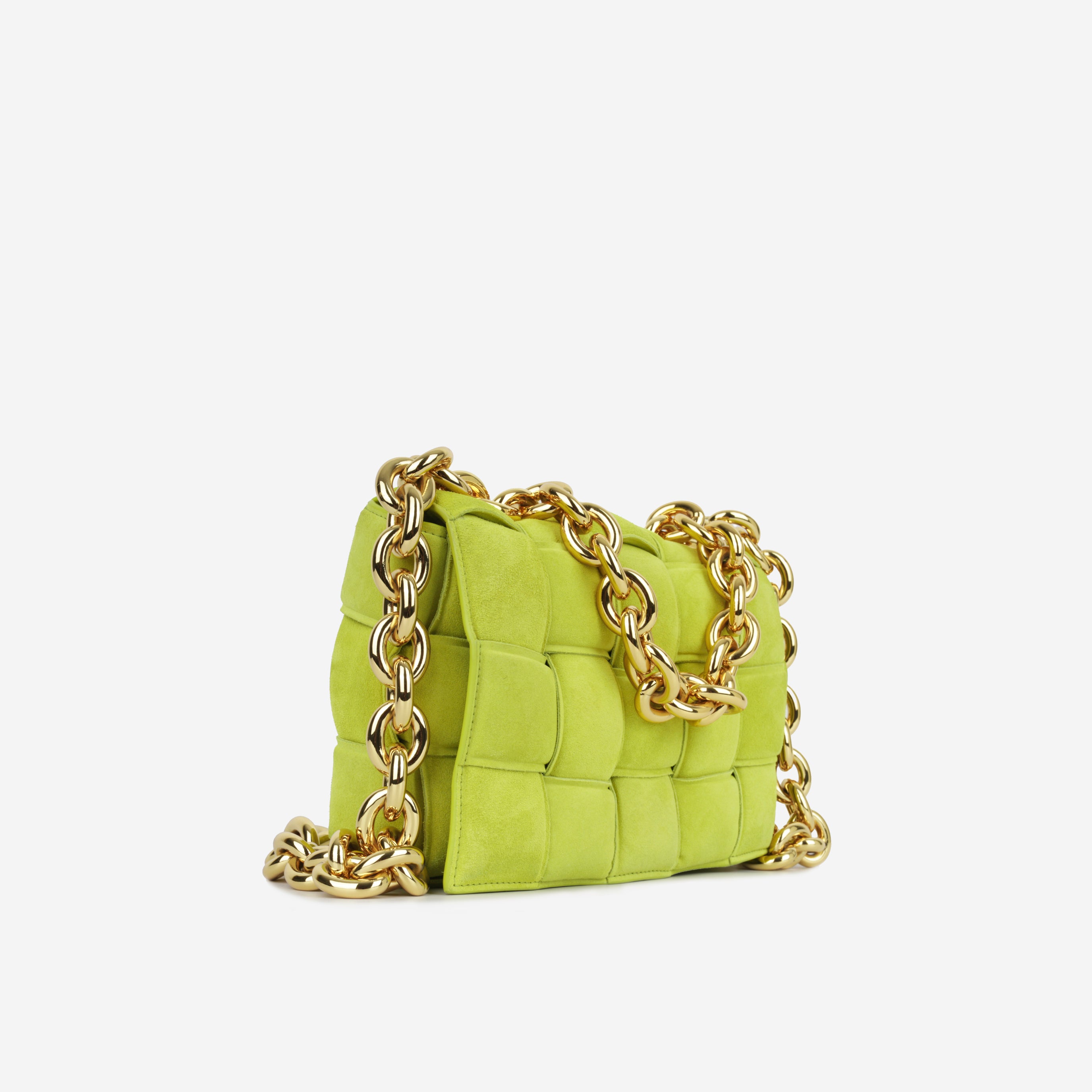 BOTTEGA VENETA】Classic Intrecciato Crossbody Bag Kiwi BOTTEGA VENETA】Classic Intrecciato Crossbody Bag Kiwi