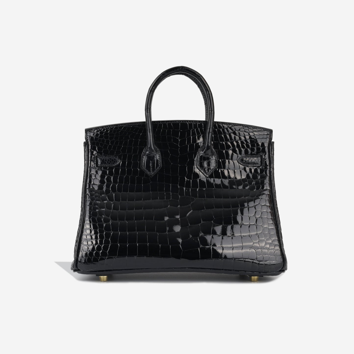 Birkin 25 - Noir Shiny Croc