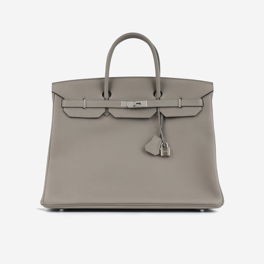 Birkin 40 - Gris Asphalte