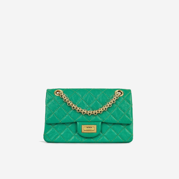 Mini Reissue 2.55 Handbag - Jade Green Calfskin