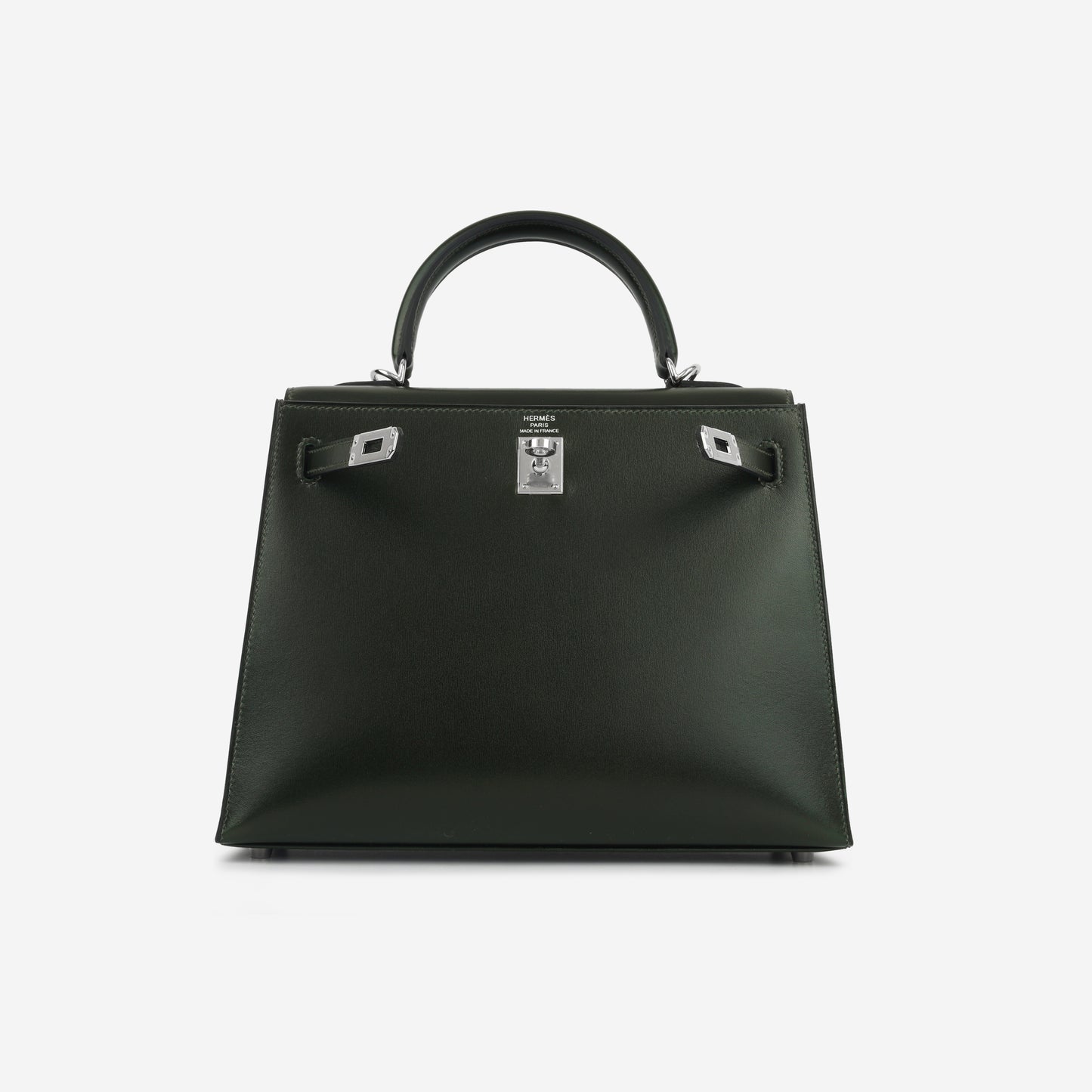 Kelly 25 - Vert Fonce Box Calf