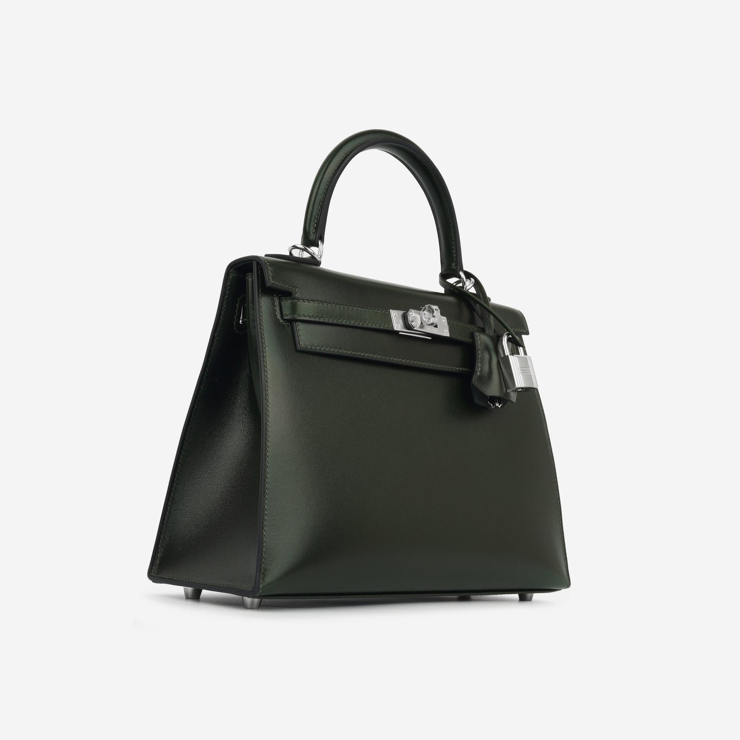 Kelly 25 - Vert Fonce Box Calf