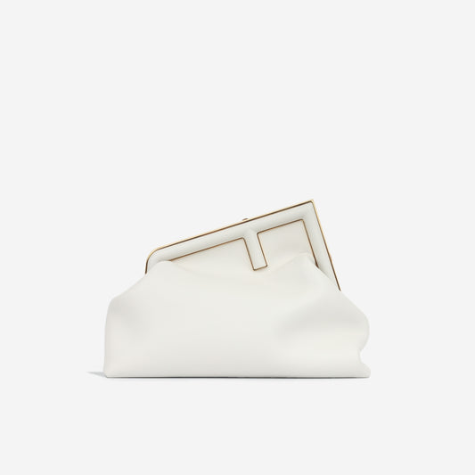 Medium First Clutch - White