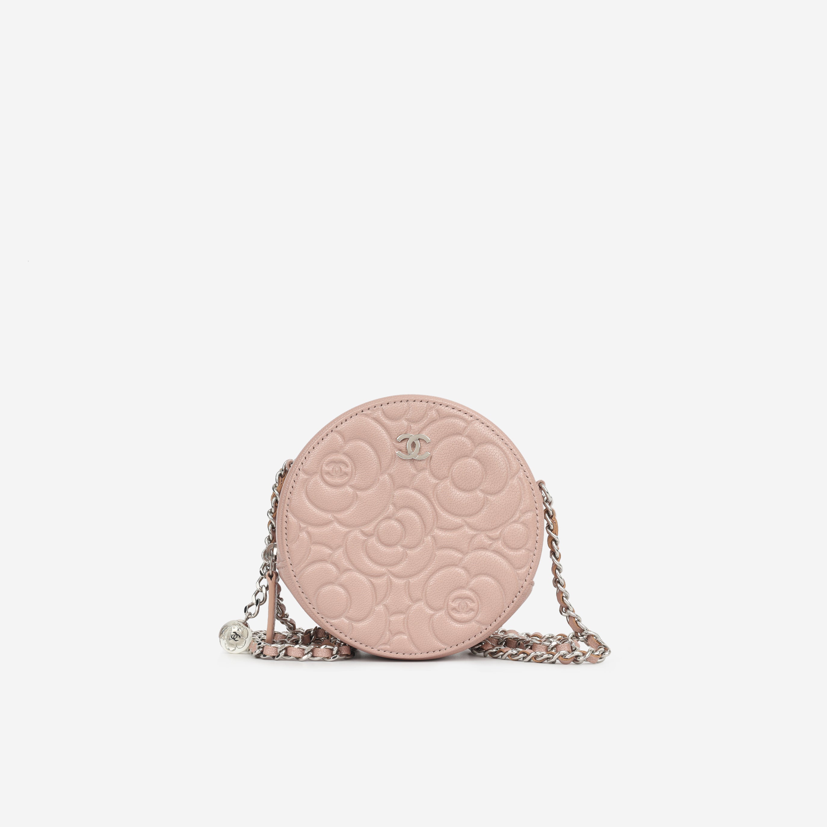 Chanel camellia coin purse sale