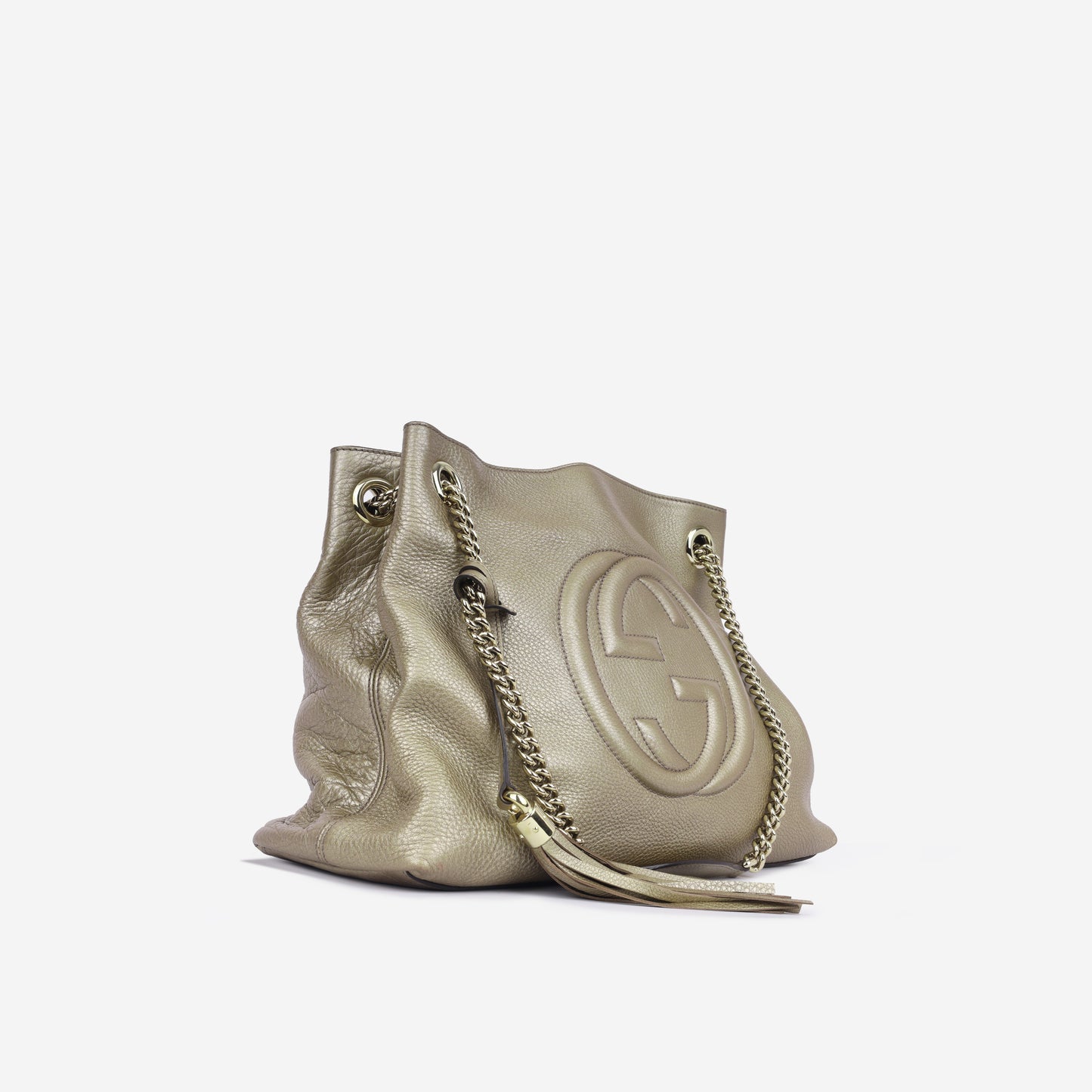 Soho Medium Chain Tote - Champagne