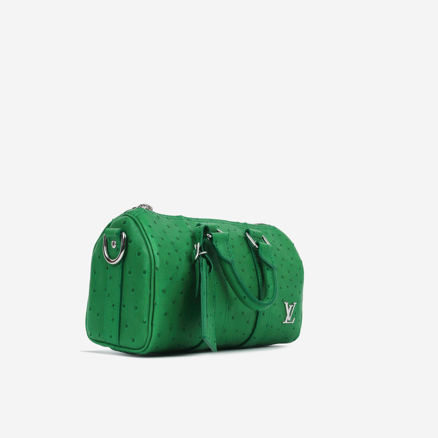 Keepall 25 - Vert Ostrich