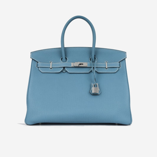 Birkin 35 - Blue Jean