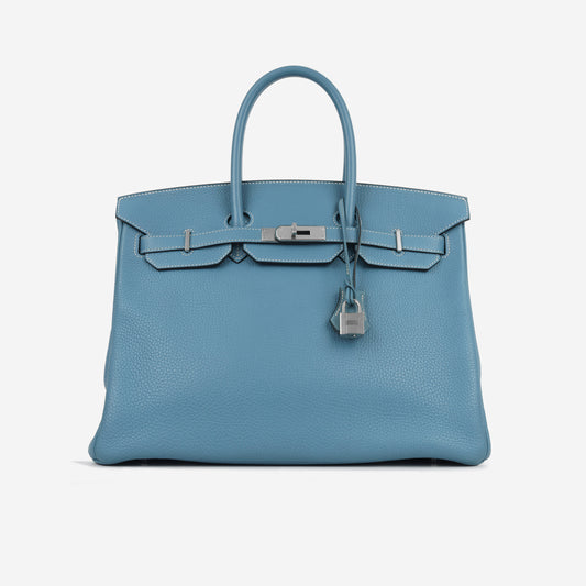 Birkin 35 - Blue Jean