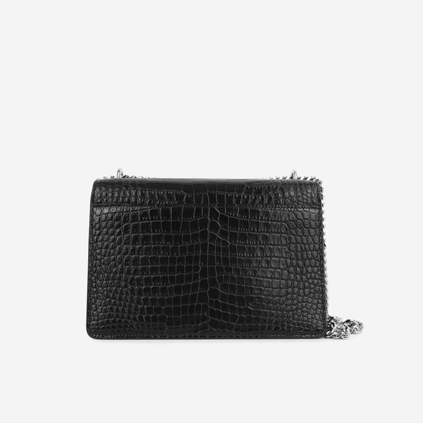 Medium Sunset - Black Croc Embossed