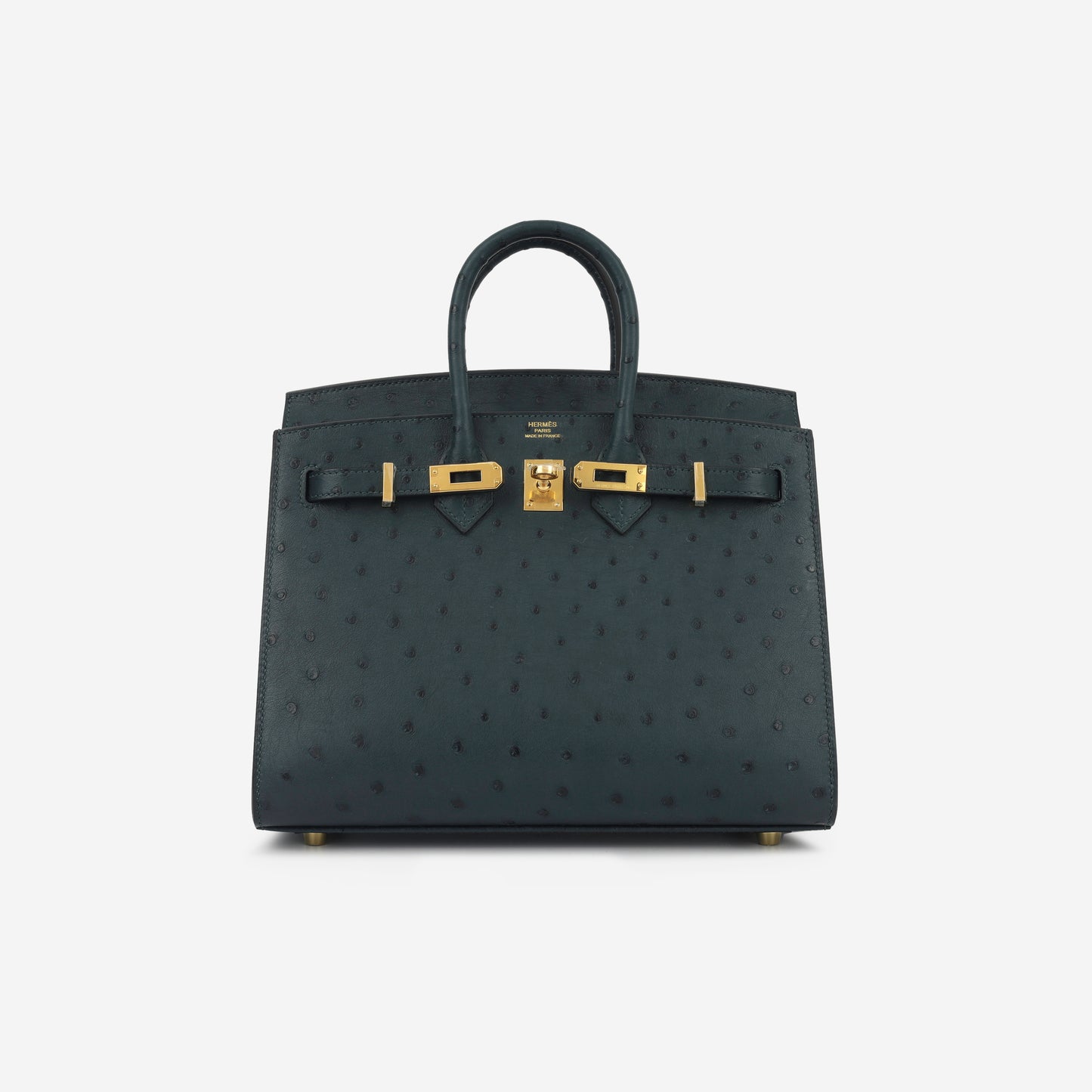 Birkin 25 - Vert Cypres Ostrich