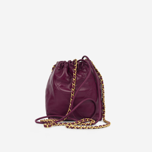 22 Mini Handbag - Plum Purple