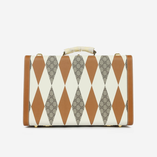 Medium Savoy Trunk - Rhombus GG Canvas