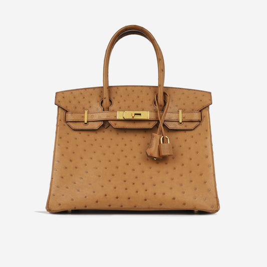 Birkin 30 - Cognac Ostrich