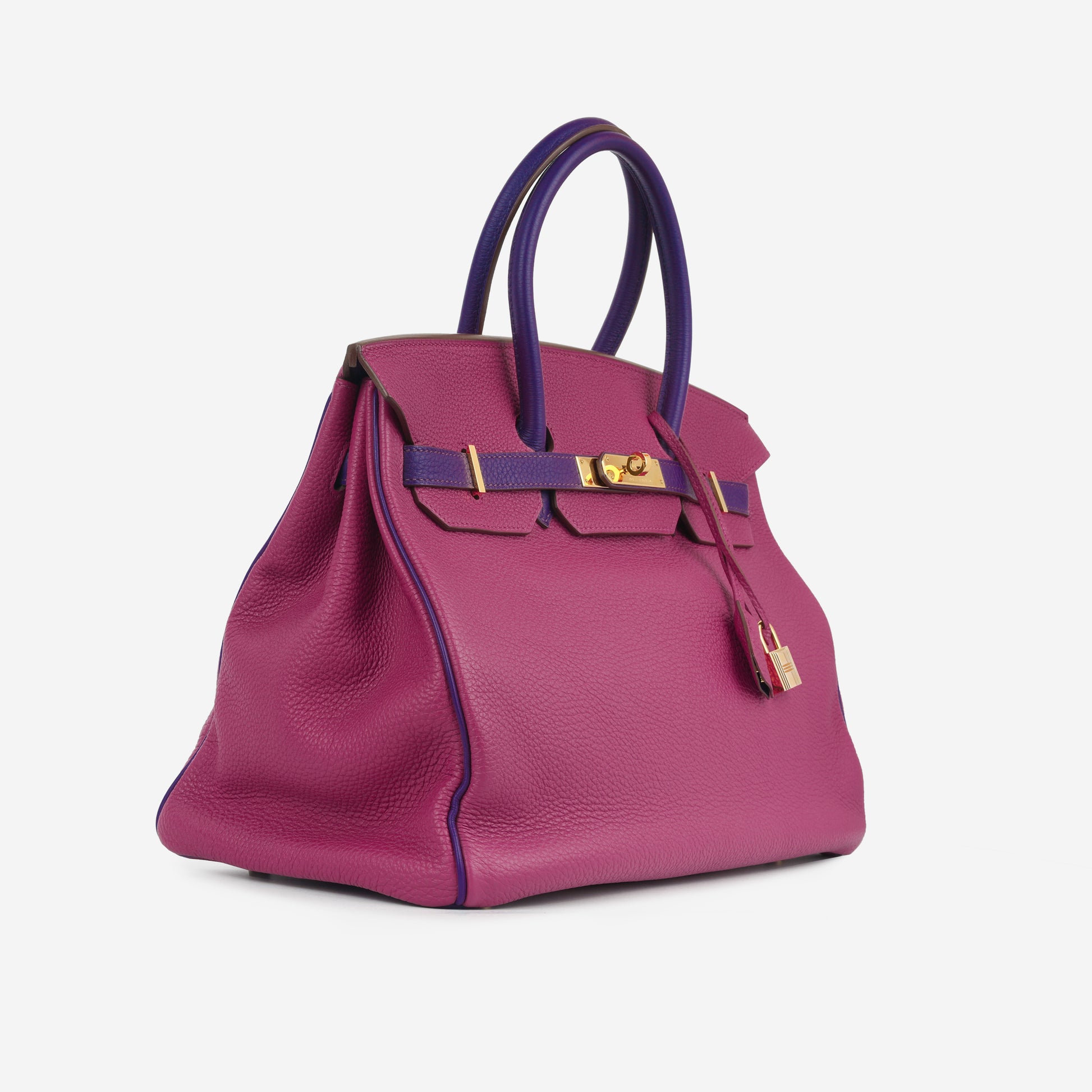 Hermès HSS Birkin 35 Rose Pourpre Violet Togo GHW Pre