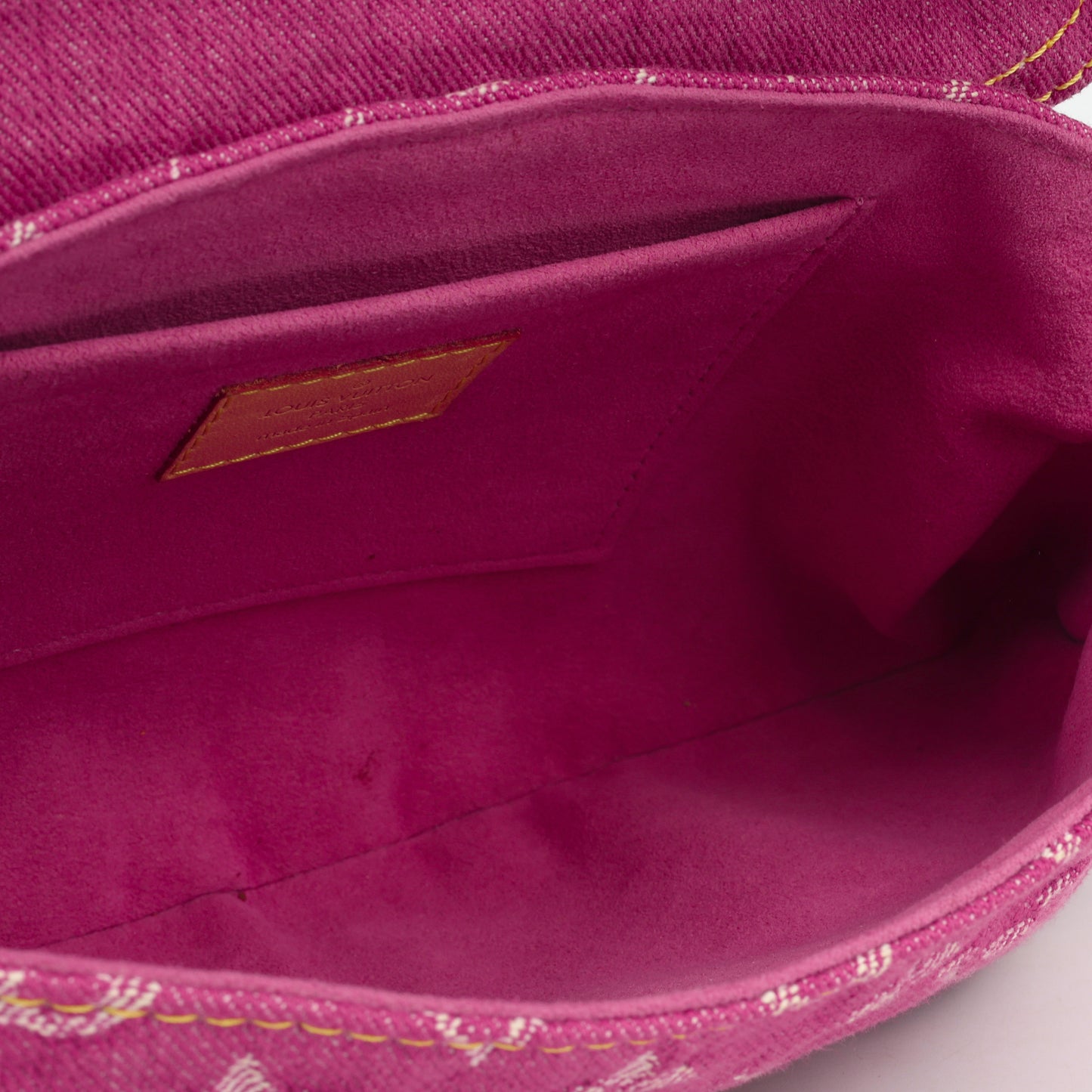 Mini Pleaty - Pink Denim