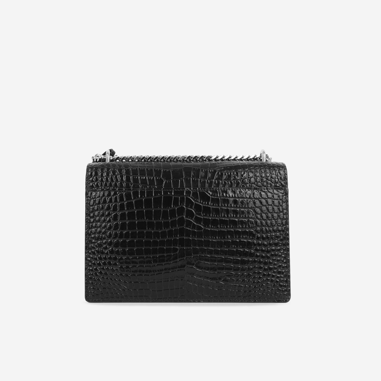 Medium Sunset - Black Croc Embossed