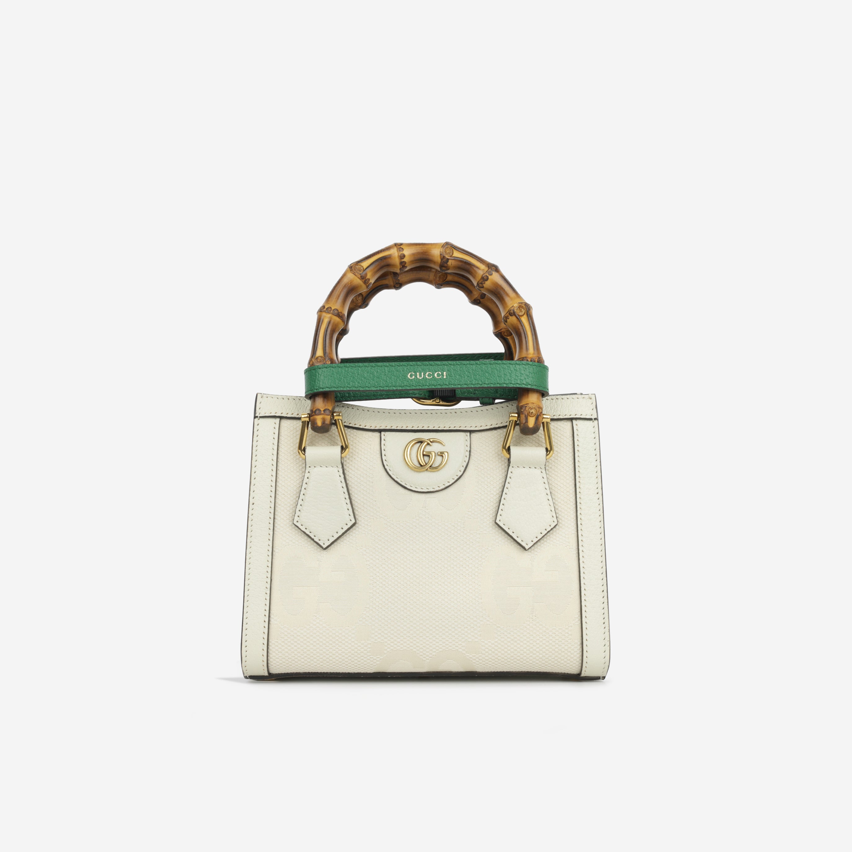 Gucci - Off White GG Jumbo Canvas / Calfskin GHW - Immaculate