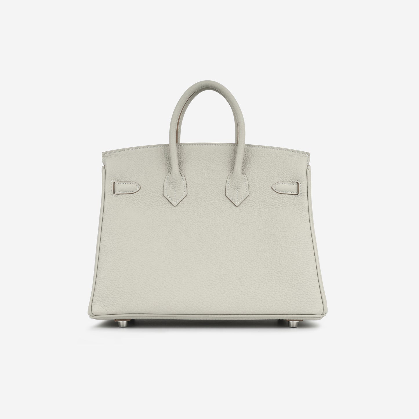 Birkin 25 Verso - Gris Perle/Nata