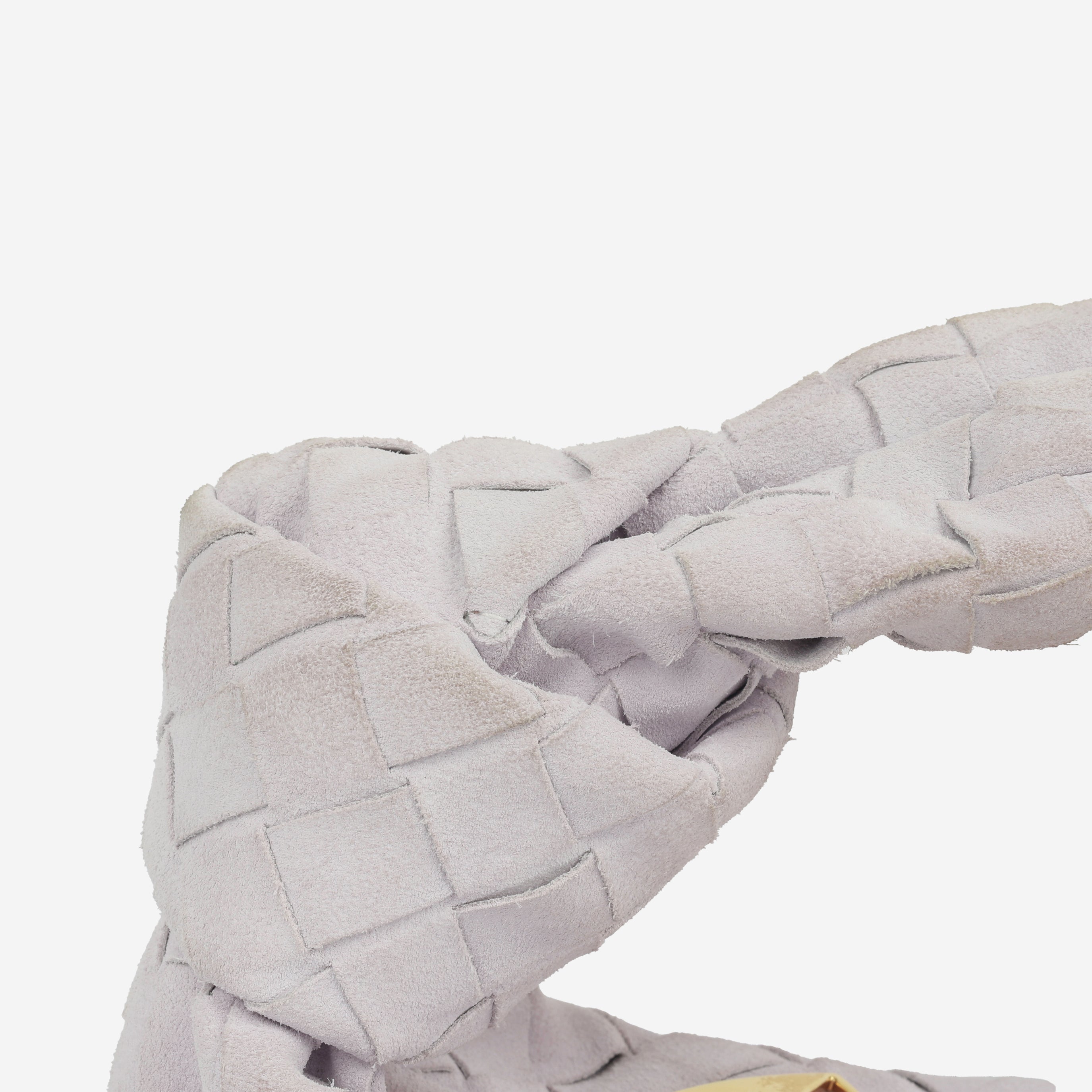 Bottega Veneta - Mini Jodie - Lilac Suede GHW - Pre Loved – Bagista