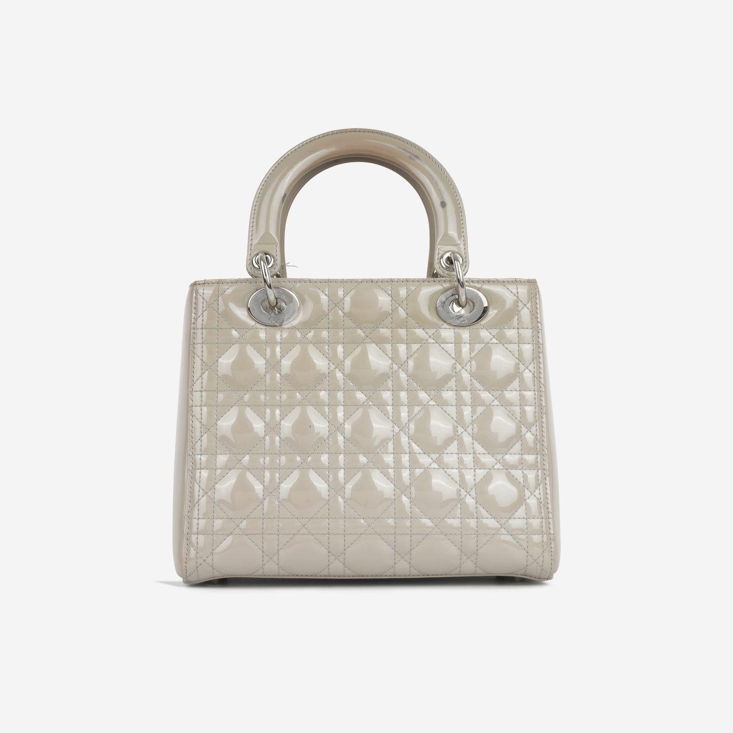 Medium Lady Dior - Taupe Grey