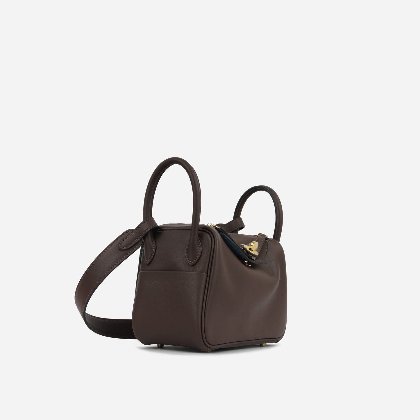 Mini Lindy Verso - Moka/Bleu Jean