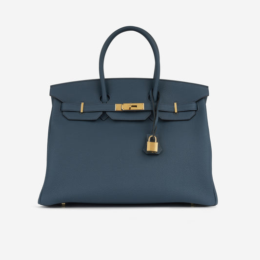 Birkin 35 - Bleu De Prusse