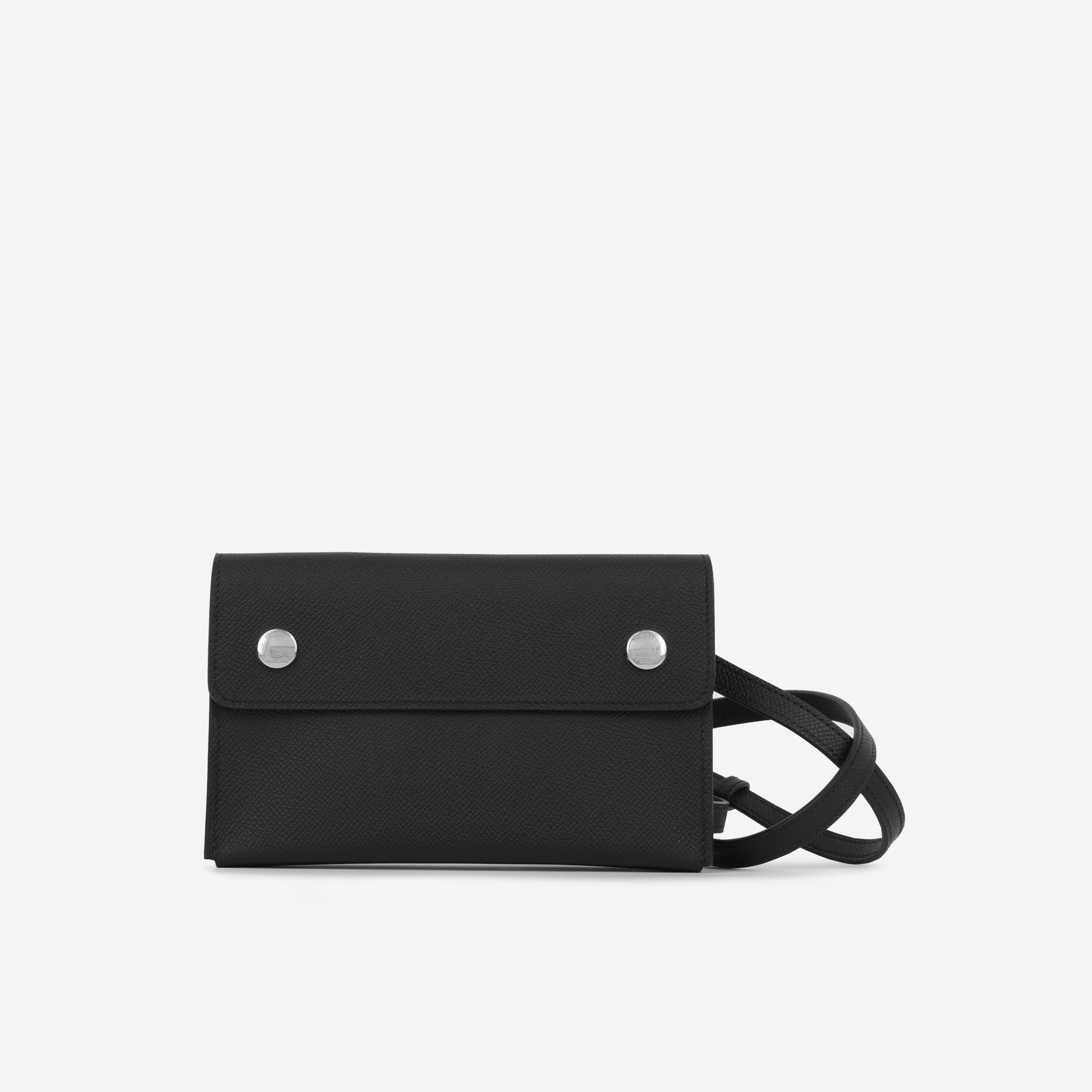 Hermès - Hermèsnap Wallet - Noir Epsom PHW - 2023