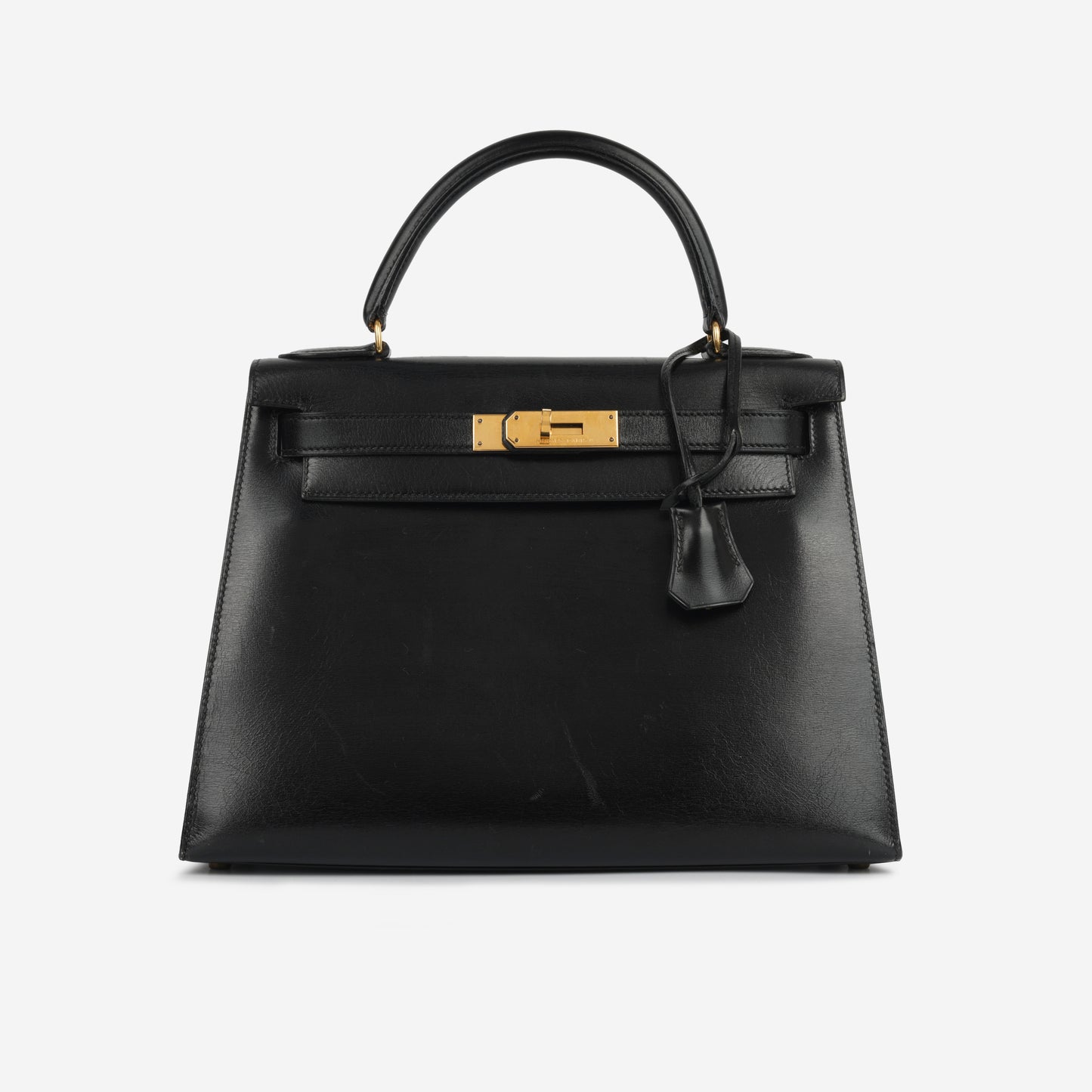 Vintage Kelly 28 - Noir Box Calf