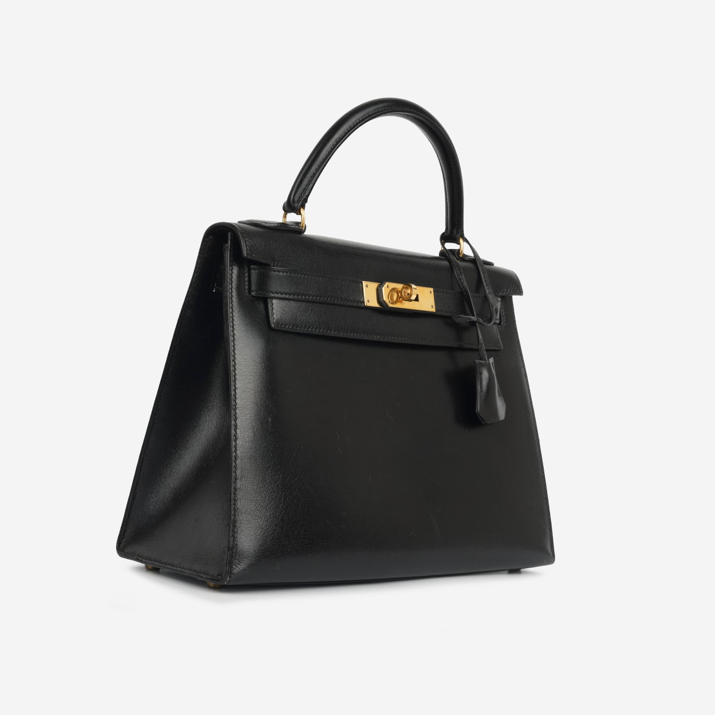 Vintage Kelly 28 - Noir Box Calf