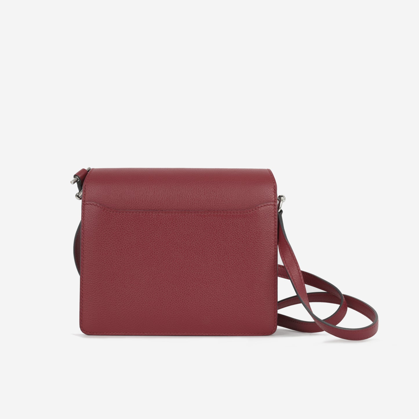 Hermès Mini Roulis - Rouge Grenat Evercolor | Palladium Hardware