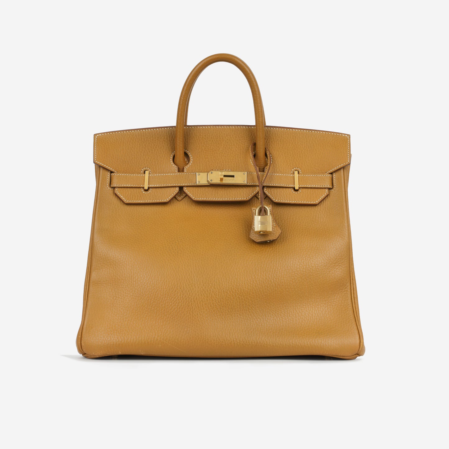 Hermès Vintage Birkin Hac 32 - Natural Sable Ardennes | Gold Hardware