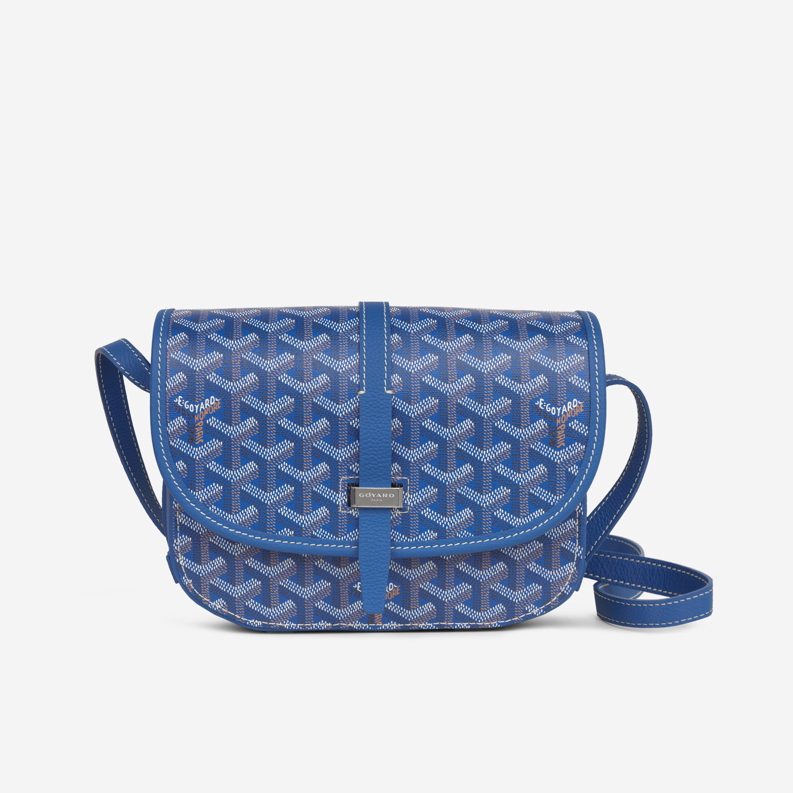 Goyard - Belvedere PM - Blue Goyardine PHW - Immaculate – Bagista