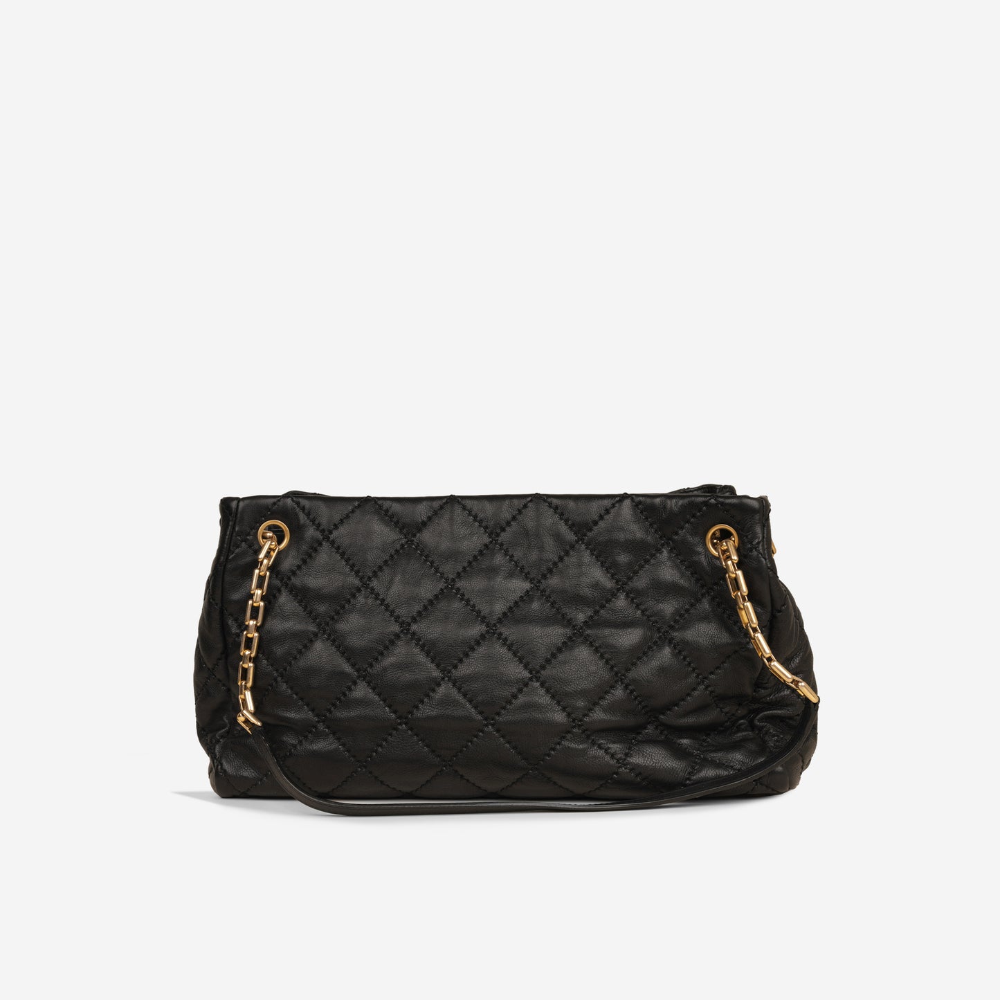 Retro Chain Tote - Black