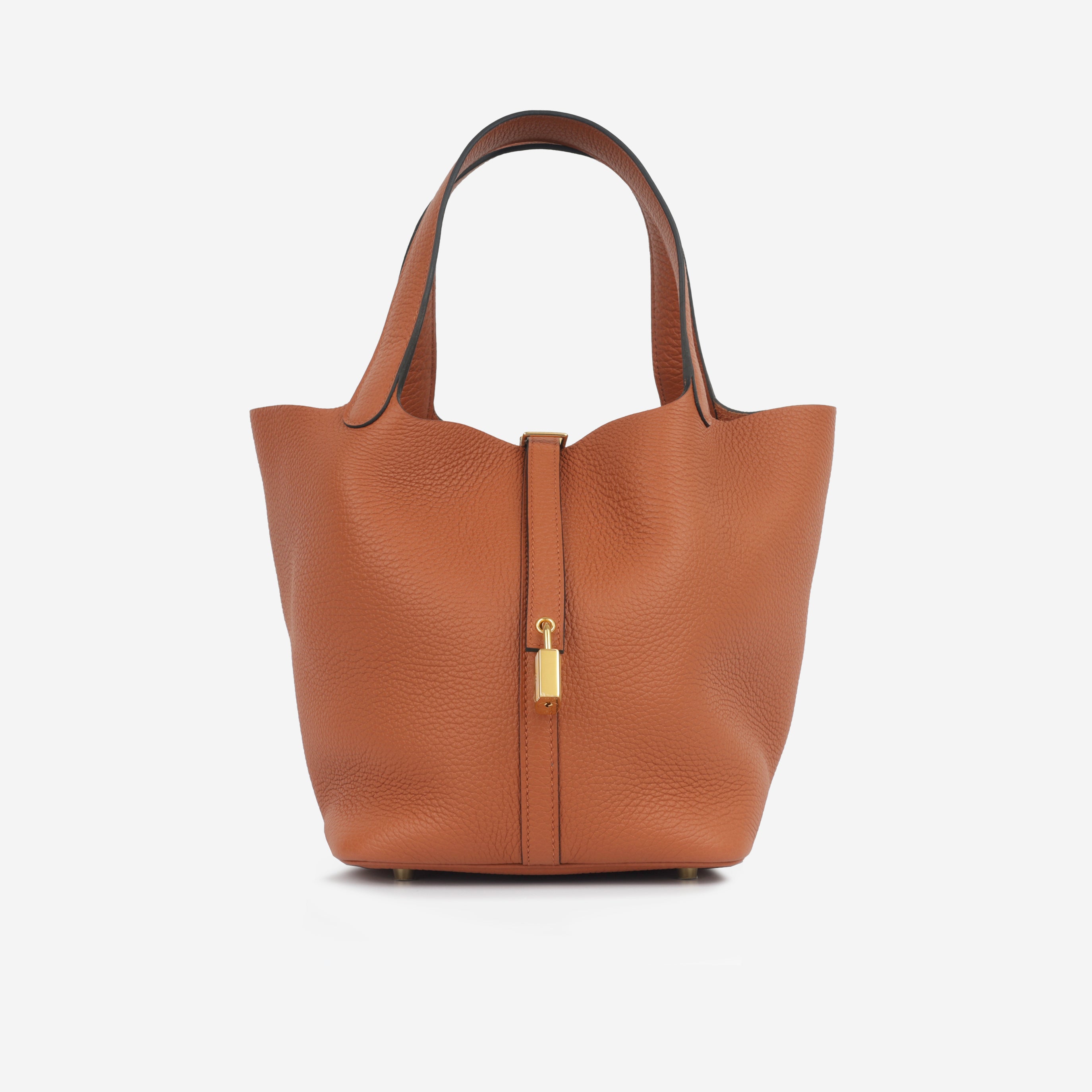 Hermès - Picotin 22 - Cuivre Clemence GHW - 2023 - Unused – Bagista