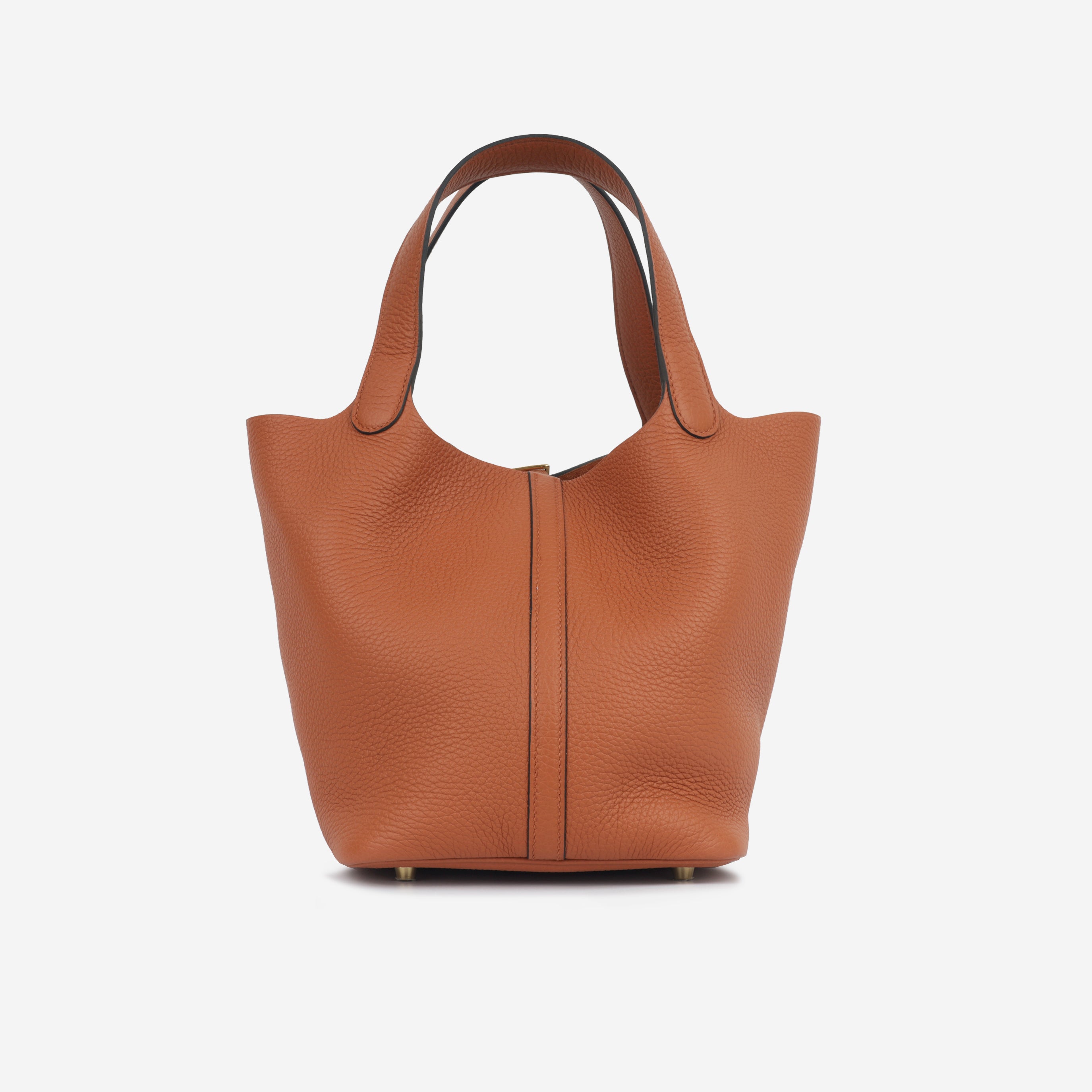 Hermès - Picotin 22 - Cuivre Clemence GHW - 2023 - Unused – Bagista