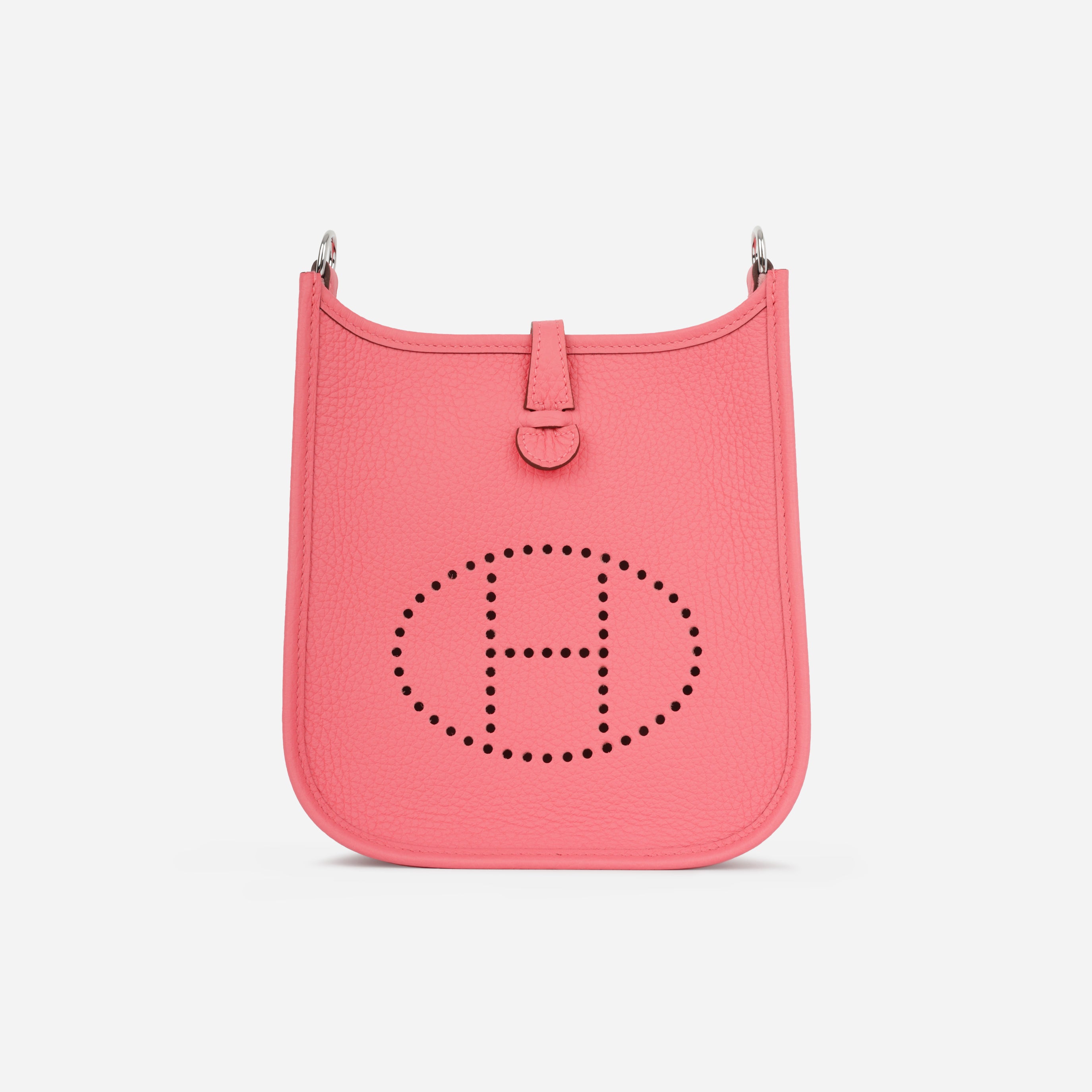 HERMES バッグ　ピンク Hermès - Evelyne TPM - Rose Azalee Clemence - PHW - 2024 - Brand