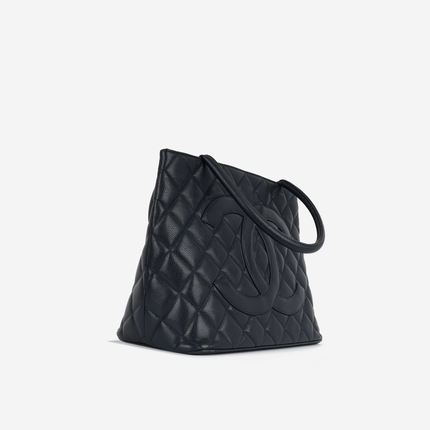 Vintage Medallion Tote - Navy