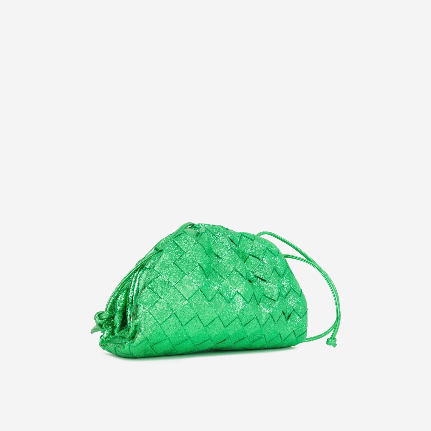 Mini Pouch - Metallic Green Crush