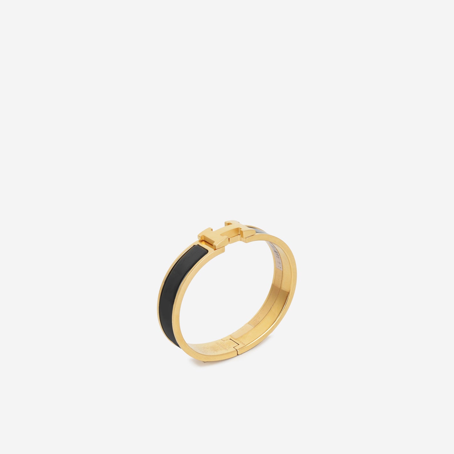 Clic H Bracelet - Noir/Gold