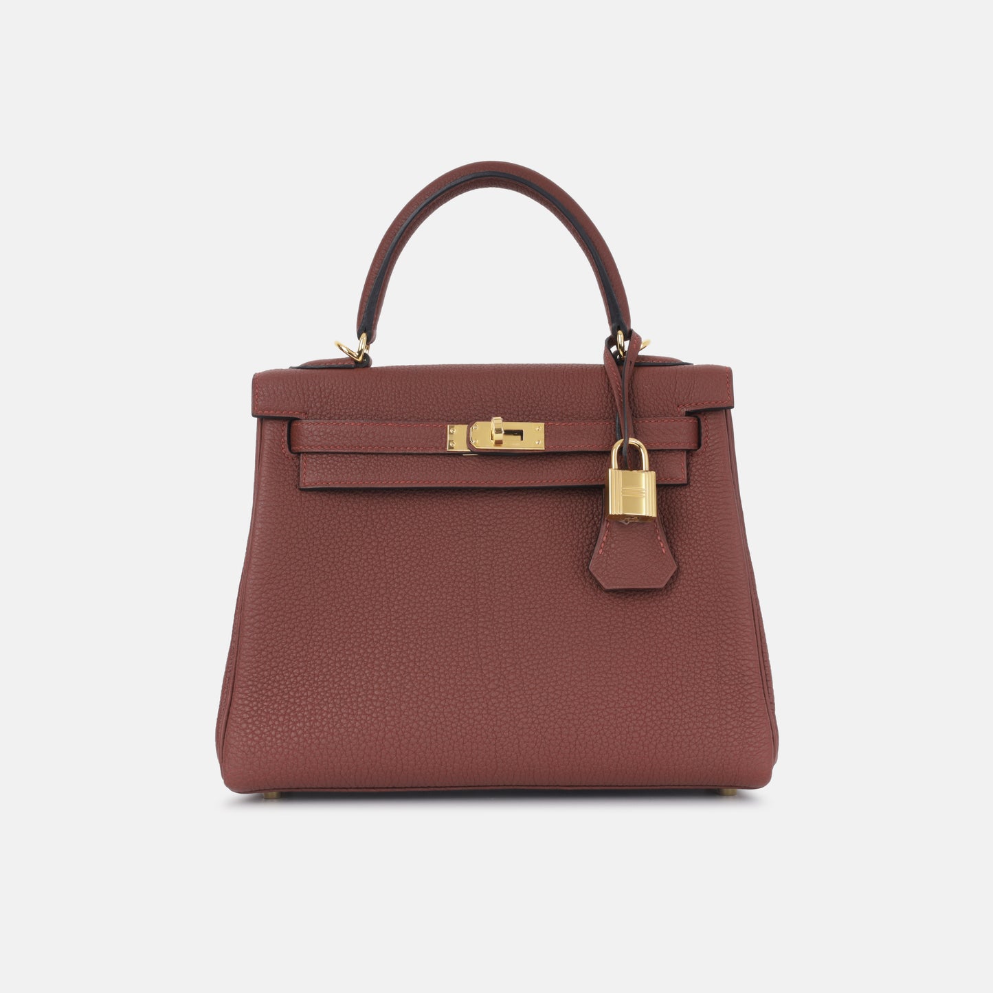 Hermès Kelly 25 - Rouge H Togo | Gold Hardware