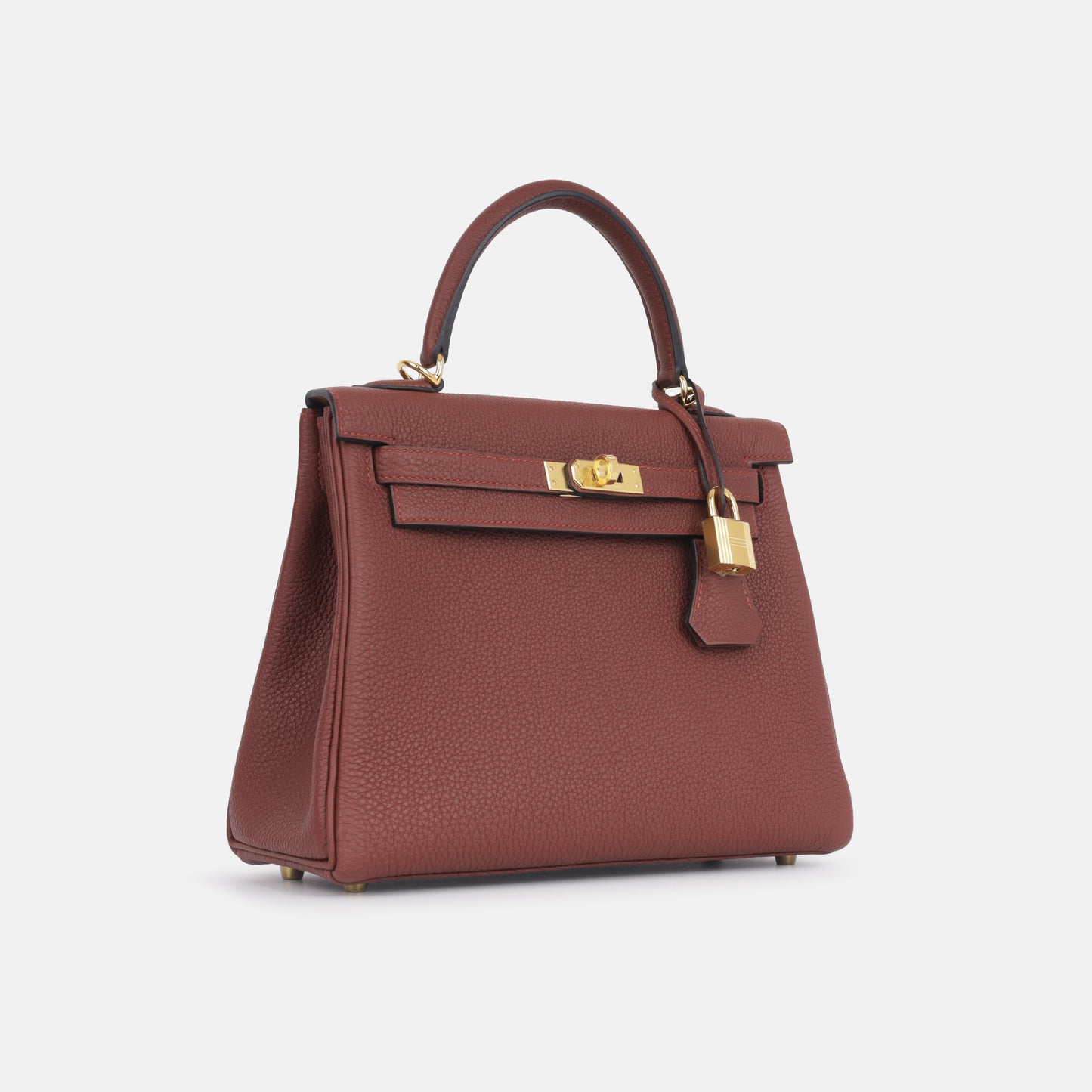 Hermès Kelly 25 - Rouge H Togo | Gold Hardware